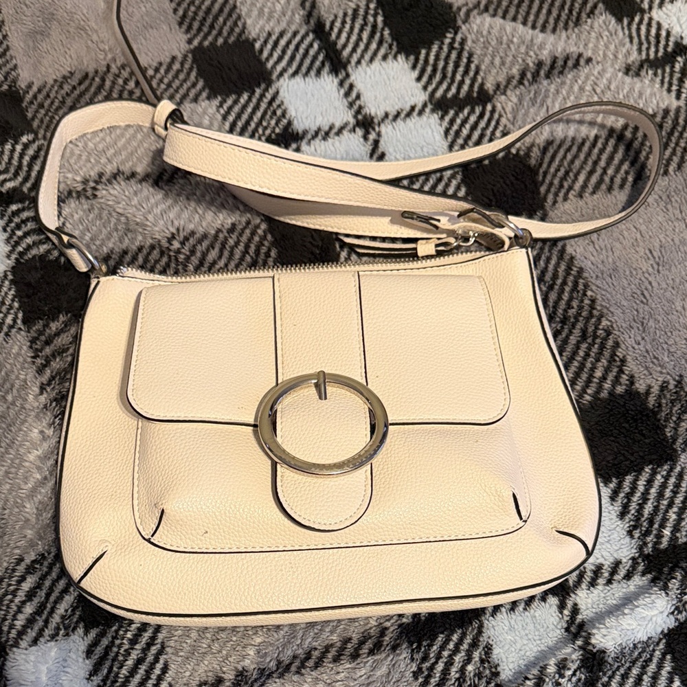 Dana Buchman Cream Crossbody Bag